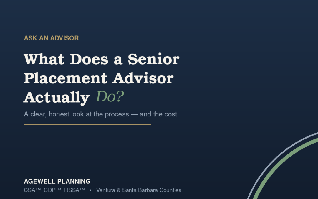 What Does a Senior Placement Advisor Actually Do — And What Does It Cost?