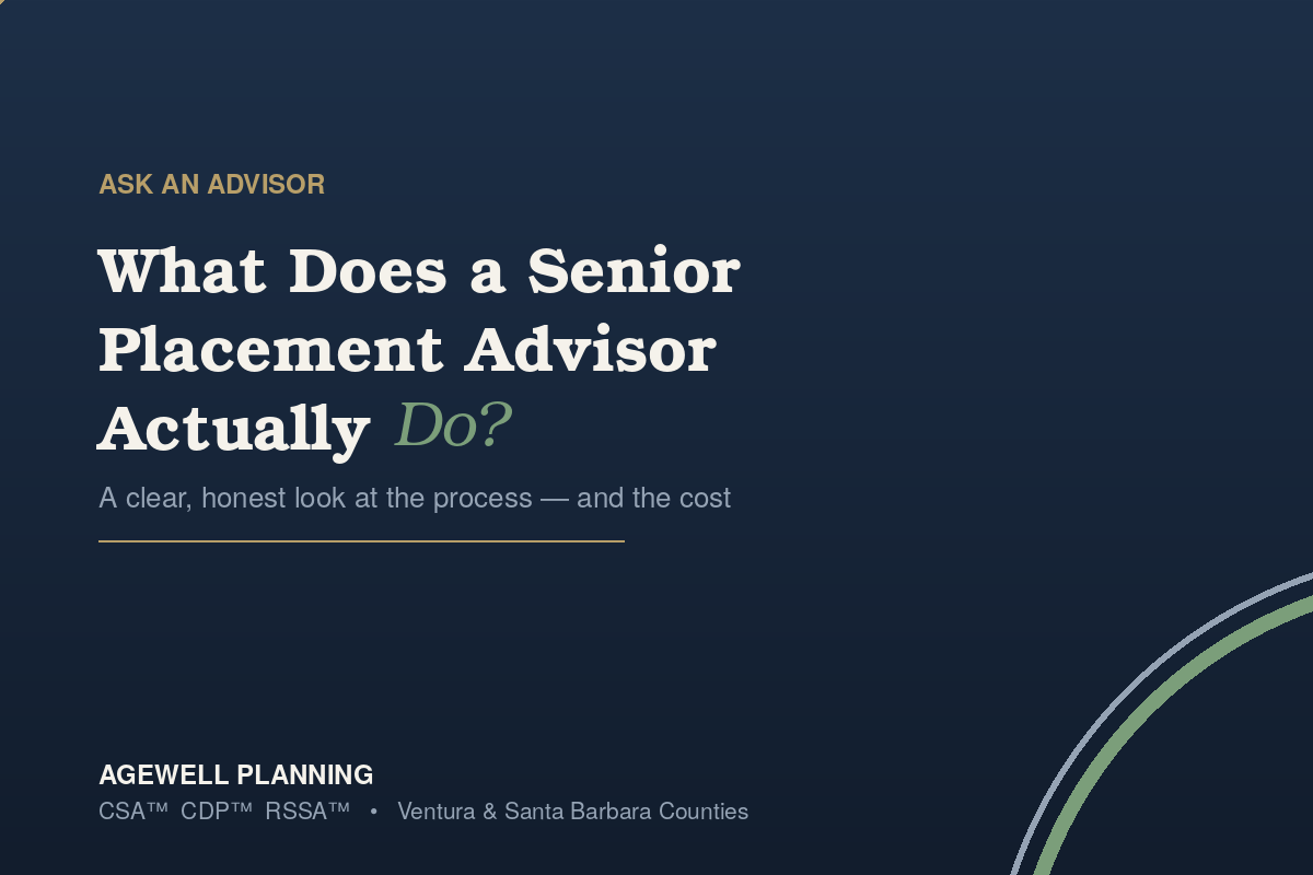 What Does a Senior Placement Advisor Actually Do — And What Does It Cost?